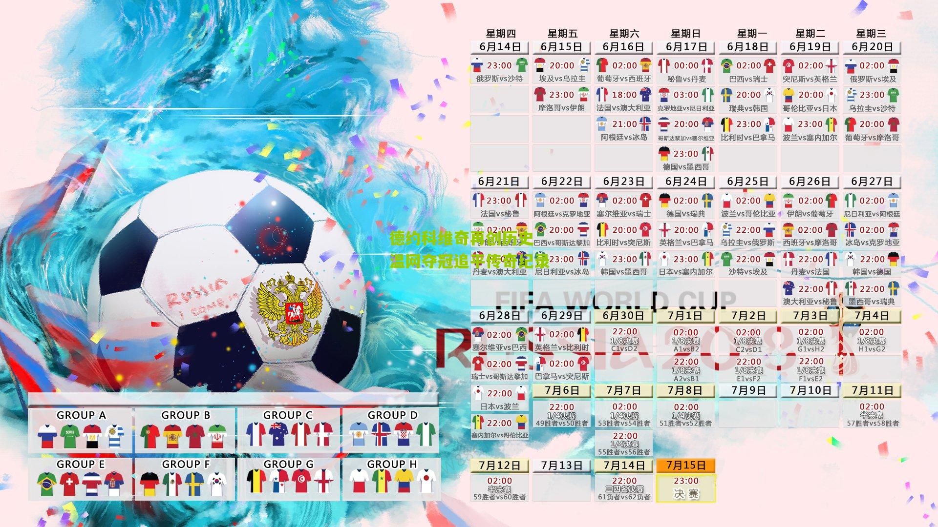 德约科维奇再创历史 温网夺冠追平传奇纪录